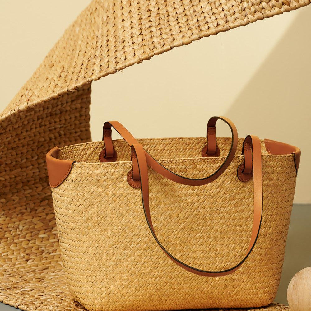 Émile Zipper Lepironia Grass Fiber Bag - MEAN BLVD