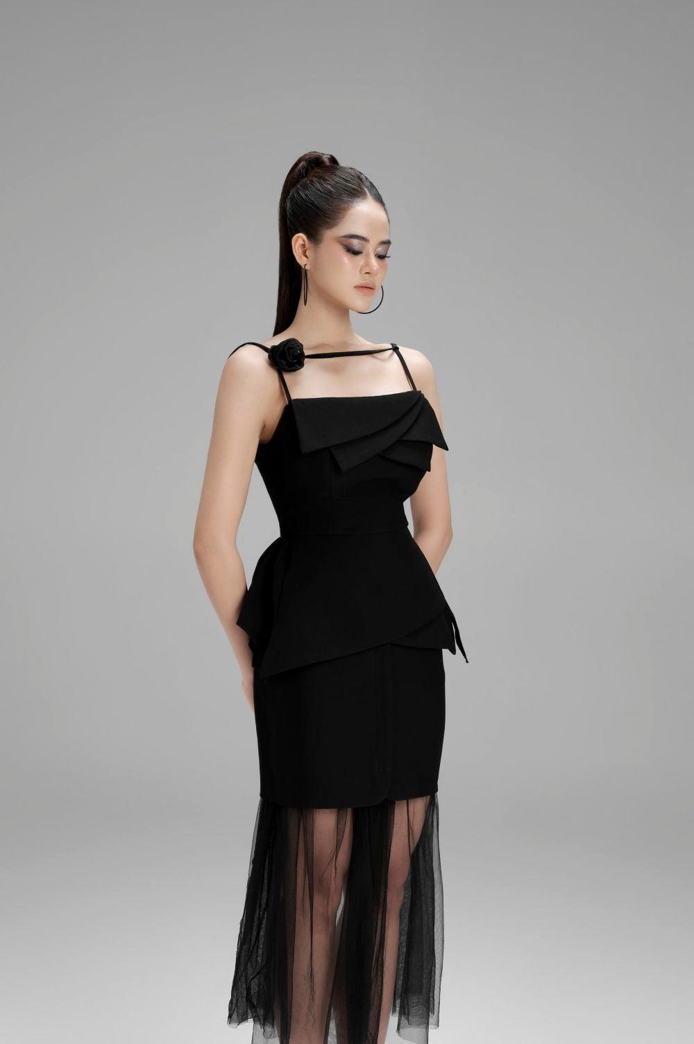 Emilia Peplum Strappy Polycotton Top - MEAN BLVD