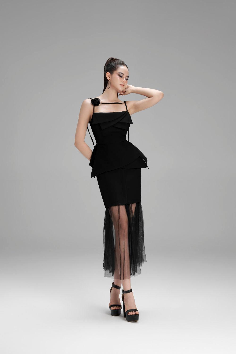 Emilia Peplum Strappy Polycotton Top - MEAN BLVD