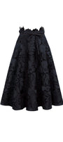 Émilie A-line Bow Tie Lace Midi Skirt - MEAN BLVD