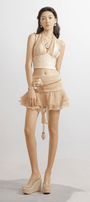 Emmitt Drop Waist Layered Organza Voile Mini Skirt - MEAN BLVD