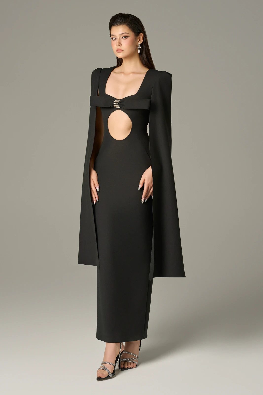 Empowering Cutout Maxi Dress - MEAN BLVD