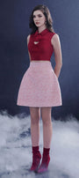 Enigma A-line Pleated Felt Mini Set - MEAN BLVD