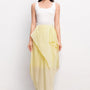 Enola Asymmetric Ruffled Foam Chiffon Ankle Length Skirt - MEAN BLVD