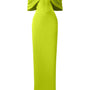 Equinox Sheath Off-Shoulder Silk Floor Length Dress - MEAN BLVD