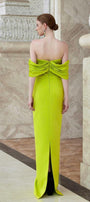 Equinox Sheath Off-Shoulder Silk Floor Length Dress - MEAN BLVD