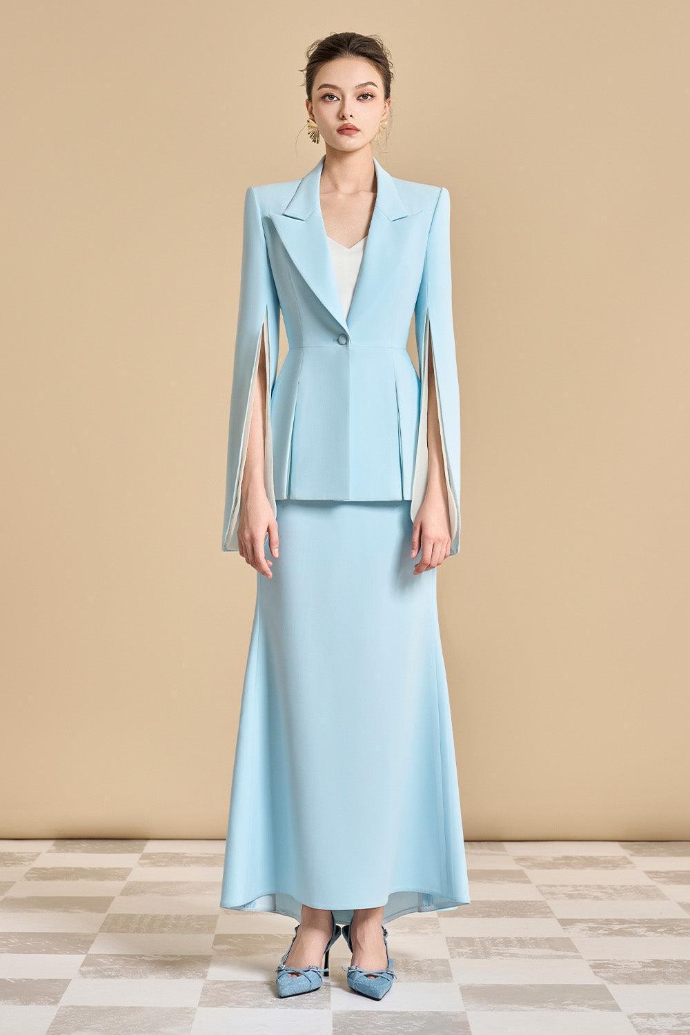 Esteban A-line Asymmetric Polyester Ankle Length Skirt - MEAN BLVD