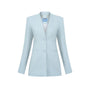Esther A-line Lapelless Crepe Blazer - MEAN BLVD