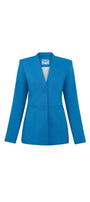 Esther A-line Lapelless Crepe Blazer - MEAN BLVD