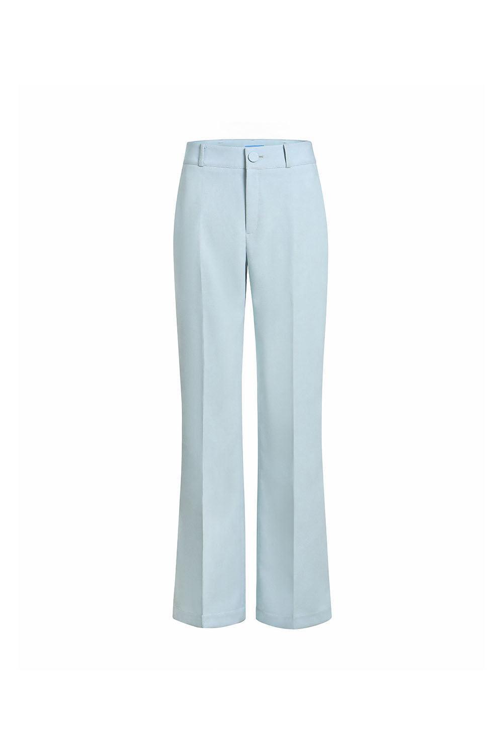 Esther Straight Slim Leg Crepe Floor Length Pants - MEAN BLVD