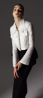 Ethereal Sheath Layered Wool Cotton Ankle Length Skirt - MEAN BLVD