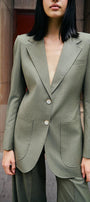 Euphony Straight Patch Pocket Poly Wool Blazer - MEAN BLVD
