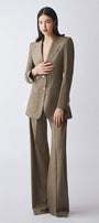Euphony Straight Ribbed Poly Wool Floor Length Pants - MEAN BLVD