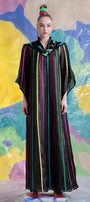 Evander Straight V-Neck Organza Floor Length Dress - MEAN BLVD