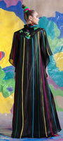 Evander Straight V-Neck Organza Floor Length Dress - MEAN BLVD