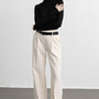 Evelyn Bodycon Long Sleeved Ribbed Wool Top - MEAN BLVD