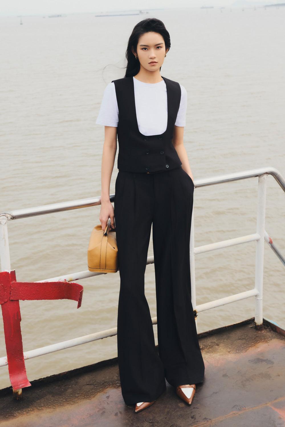 Evelyn Straight Short Sleeved Cotton Top - MEAN BLVD