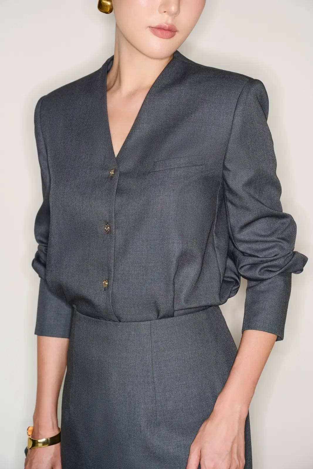 Eve V-Neck Top - MEAN BLVD
