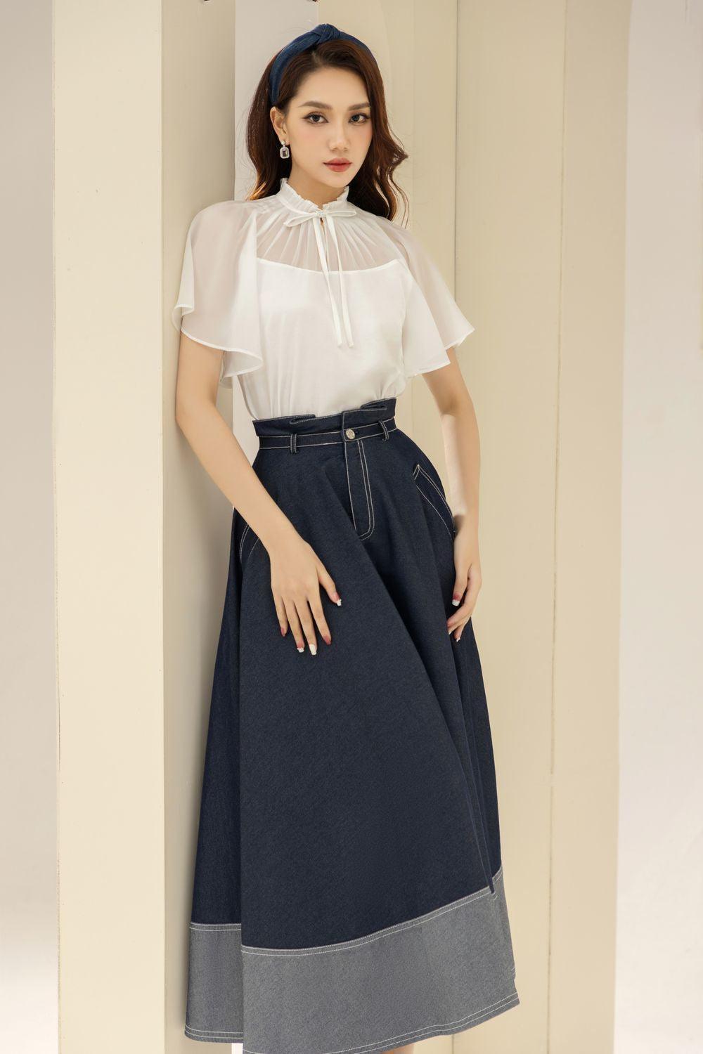 Évora Straight Flutter Sleeved Cotton Viscose Top - MEAN BLVD