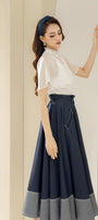 Évora Straight Flutter Sleeved Cotton Viscose Top - MEAN BLVD