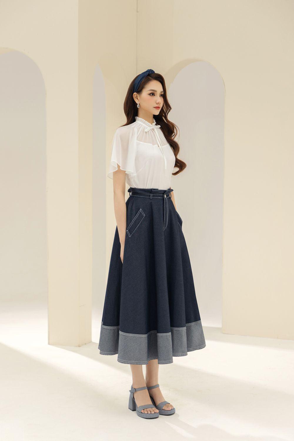 Évora Straight Flutter Sleeved Cotton Viscose Top - MEAN BLVD