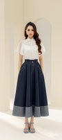 Évora Straight Flutter Sleeved Cotton Viscose Top - MEAN BLVD
