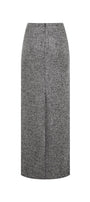 Fallon Halter Back Slit Tweed Floor Length Set - MEAN BLVD