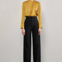 Finley Straight Cuff Sleeved Silk Shirt - MEAN BLVD