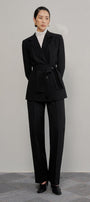 Finley Straight Front Zipper Cotton Ankle Length Pants - MEAN BLVD