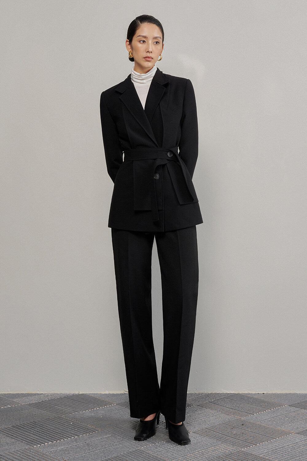 Finley Straight Front Zipper Cotton Ankle Length Pants - MEAN BLVD