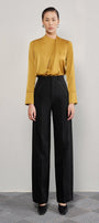 Finley Straight Front Zipper Cotton Ankle Length Pants - MEAN BLVD