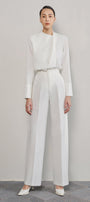 Finley Straight Front Zipper Cotton Ankle Length Pants - MEAN BLVD