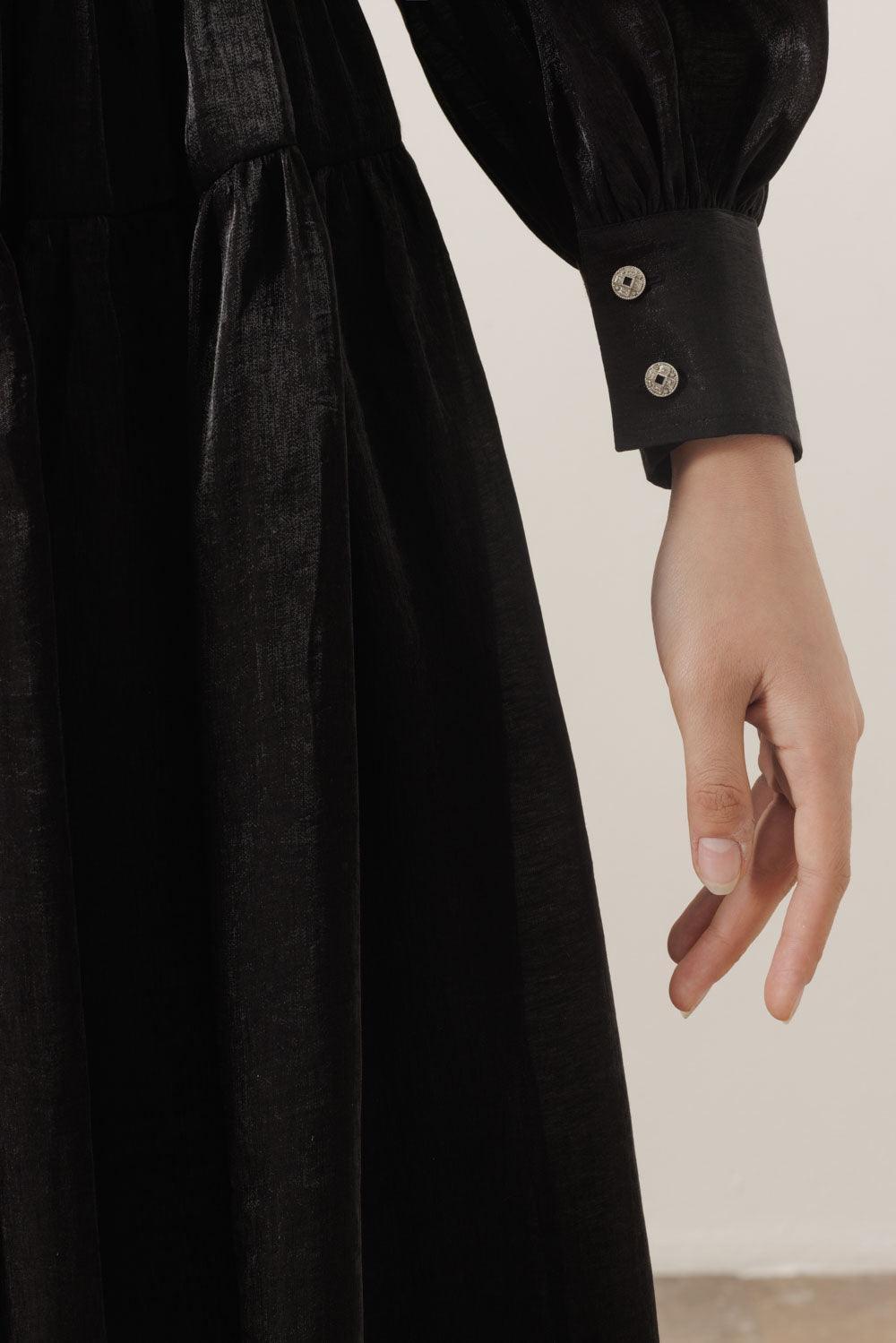 Fiorella Bodycon Curved Neck Organza Top - MEAN BLVD