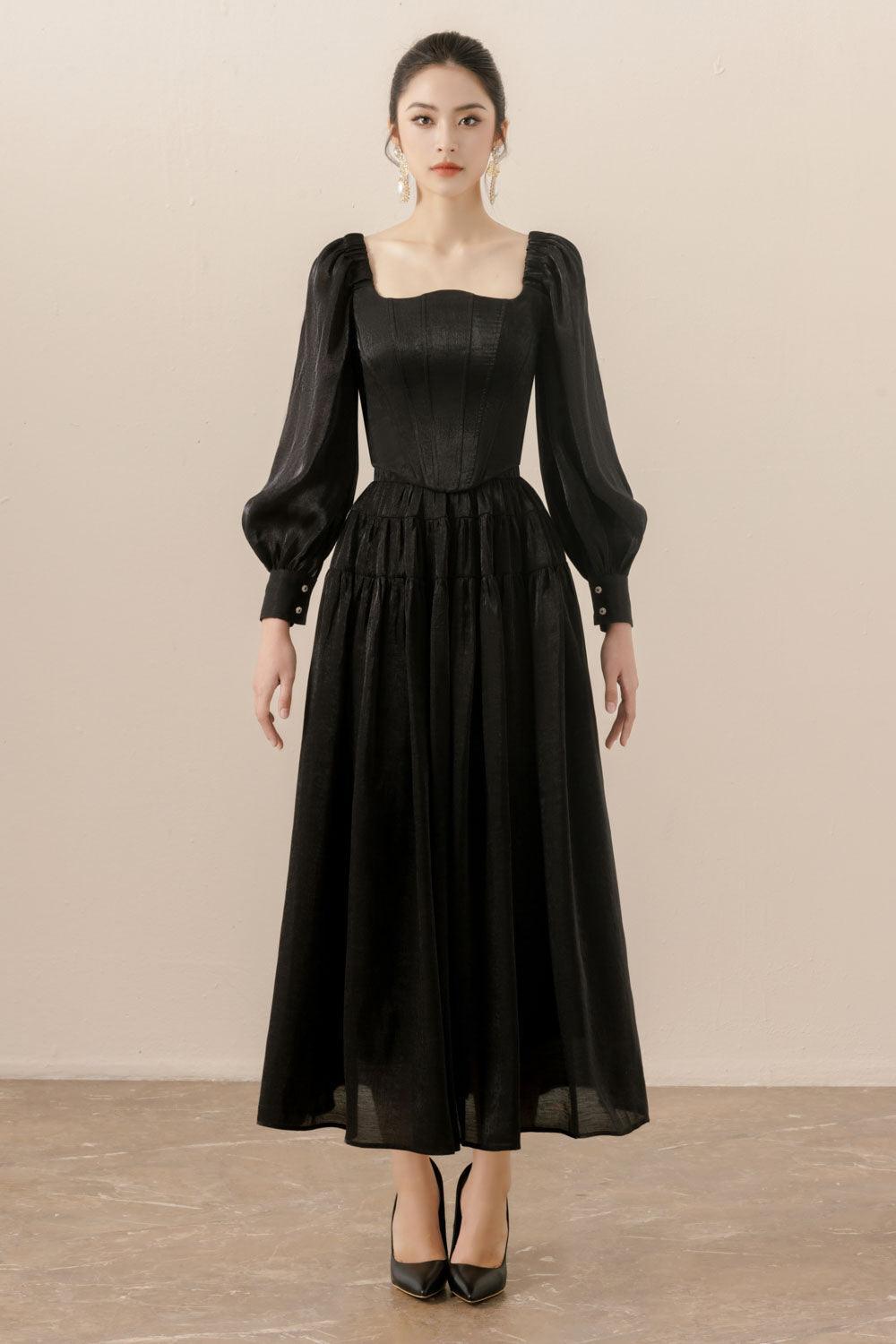 Fiorella Gathered Draped Organza Maxi Skirt - MEAN BLVD