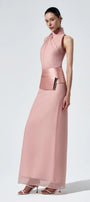 Floriane High Neck Maxi Dress - MEAN BLVD