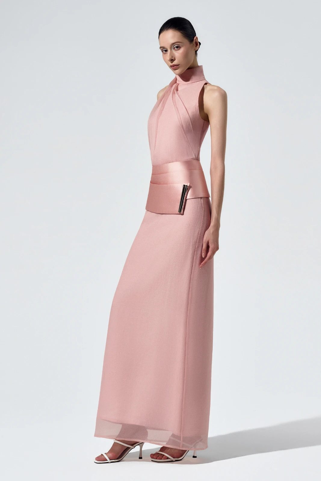 Floriane High Neck Maxi Dress - MEAN BLVD