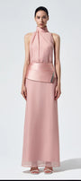 Floriane High Neck Maxi Dress - MEAN BLVD