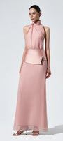 Floriane High Neck Maxi Dress - MEAN BLVD