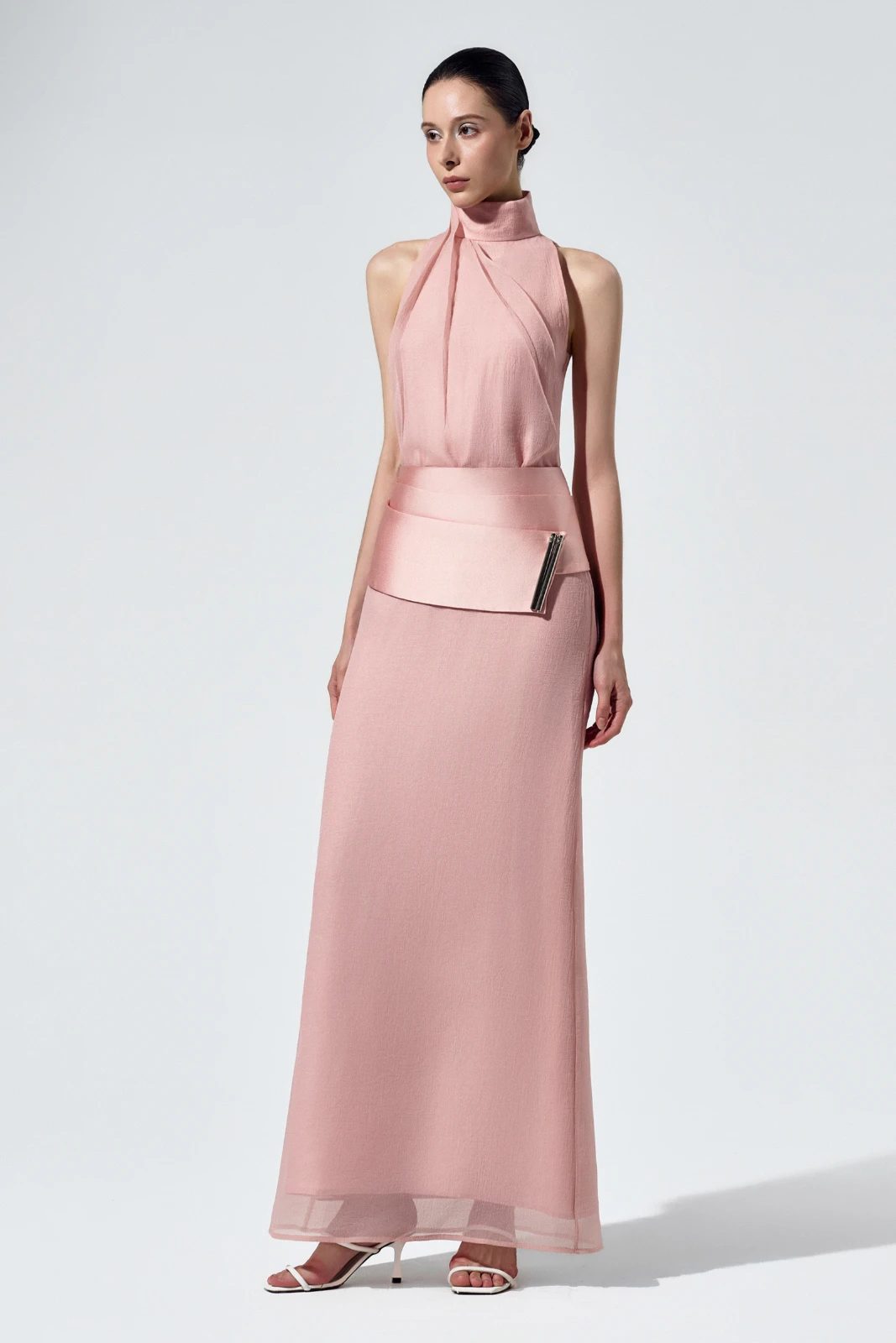 Floriane High Neck Maxi Dress - MEAN BLVD