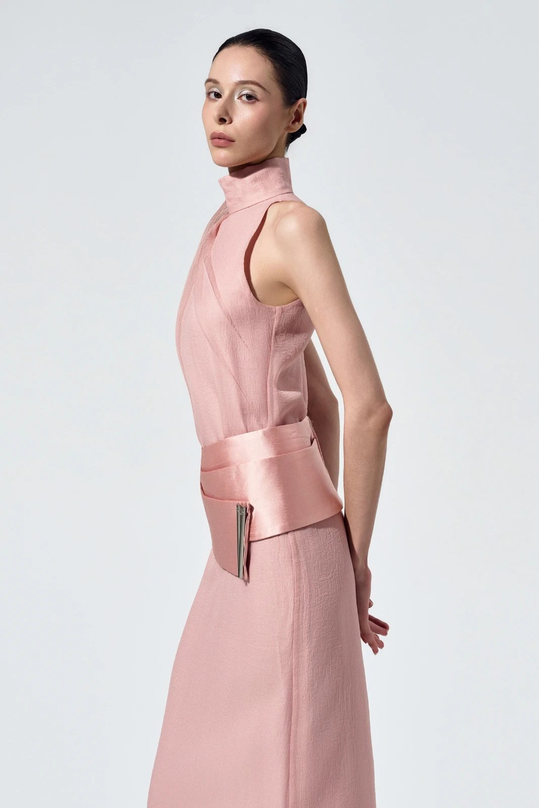 Floriane High Neck Maxi Dress - MEAN BLVD