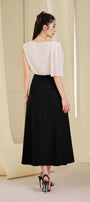 Frankie Straight Cowl Neck Chiffon Top - MEAN BLVD