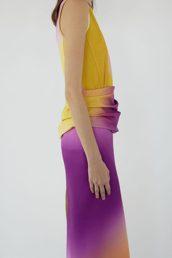 Freya Straight High Waist Jersey Ankle Length Skirt - MEAN BLVD