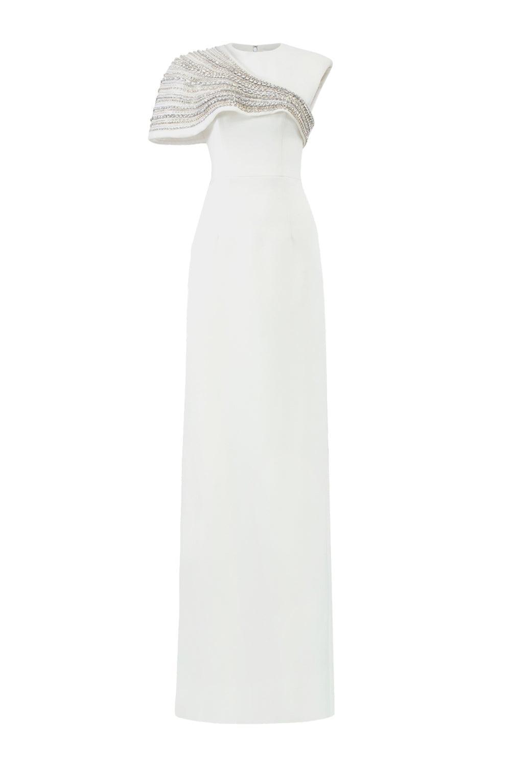 Frontier A-line Asymmetric Velvet Floor Length Set - MEAN BLVD