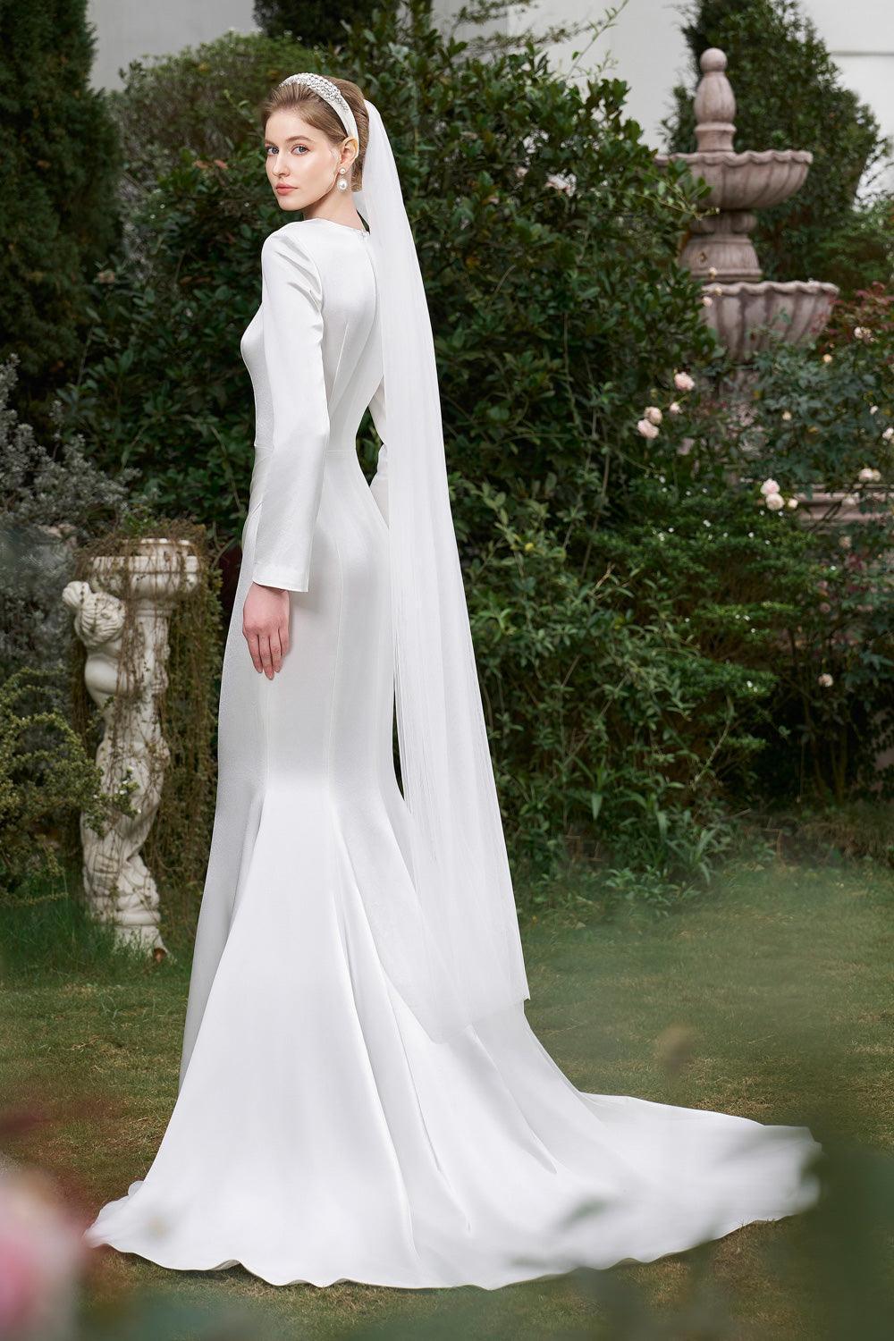 white silk a line dress White Silk Maxi Dress: Spaghetti Strap V-neck A-line