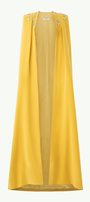 Gabrielle Sheath Cape Sleeved Satin Maxi Set - MEAN BLVD