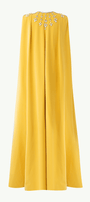Gabrielle Sheath Cape Sleeved Satin Maxi Set - MEAN BLVD