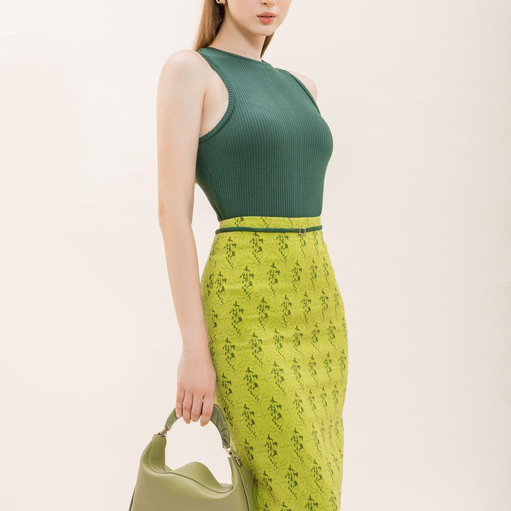 Galatea Bodycon Sleeveless Cotton Top - MEAN BLVD