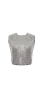 Galila Cropped Sleeveless Mesh Top - MEAN BLVD