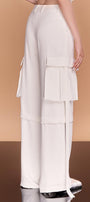 Genesis Straight Cargo Pocket Crepe Floor Length Pants - MEAN BLVD