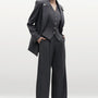 Genevieve Straight Long Sleeved Polyester Blazer - MEAN BLVD